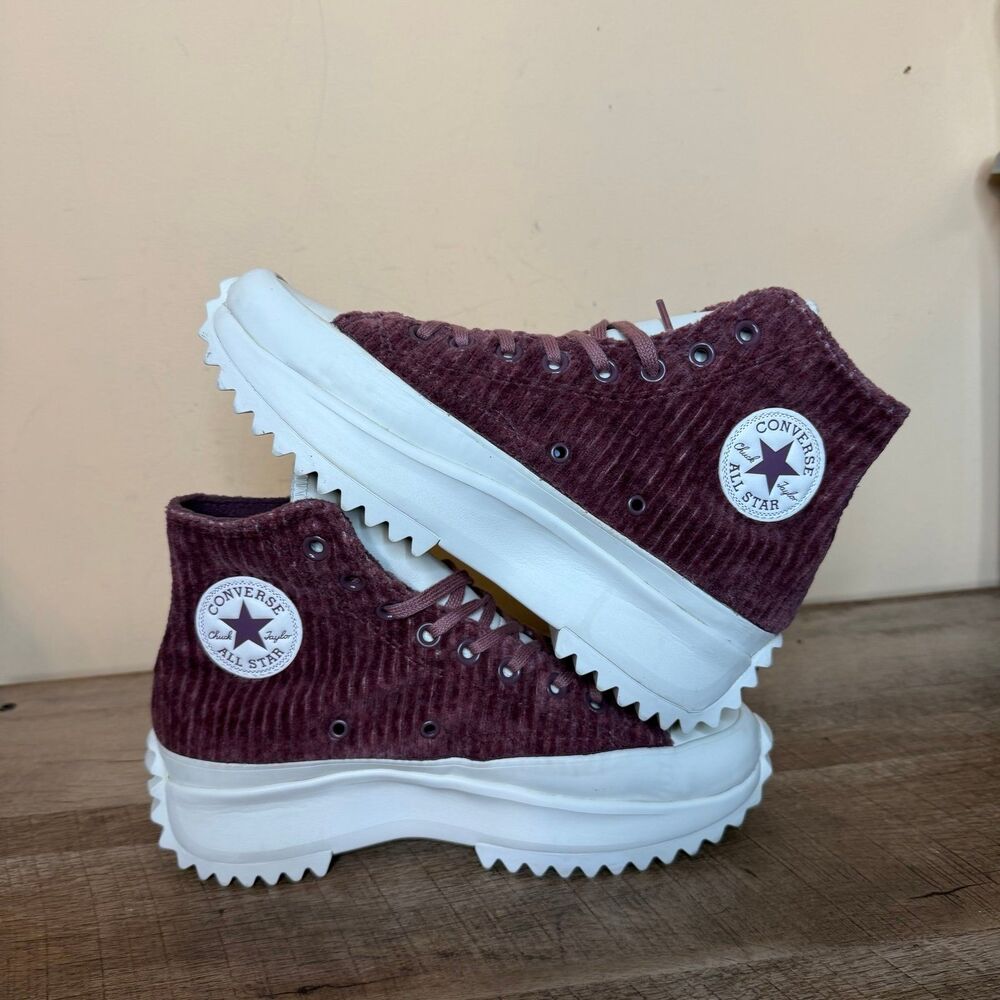 Converse Women’s 8.5 Run Star Hike Utility Chunky Platform Sneakers shoes - Picture 2 of 8
